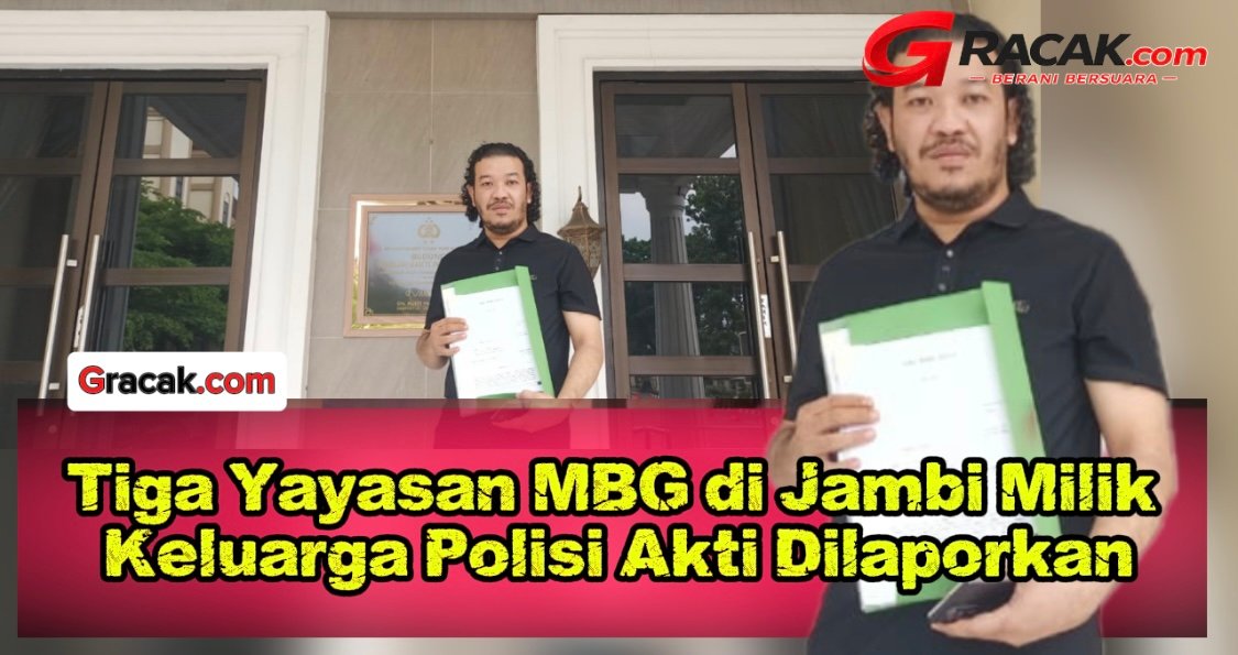 Tiga Yayasan MBG Milik Keluarga Oknum Polisi Aktif  Dilaporkan Atas Dugaan Pemalsuan Tanda Tangan