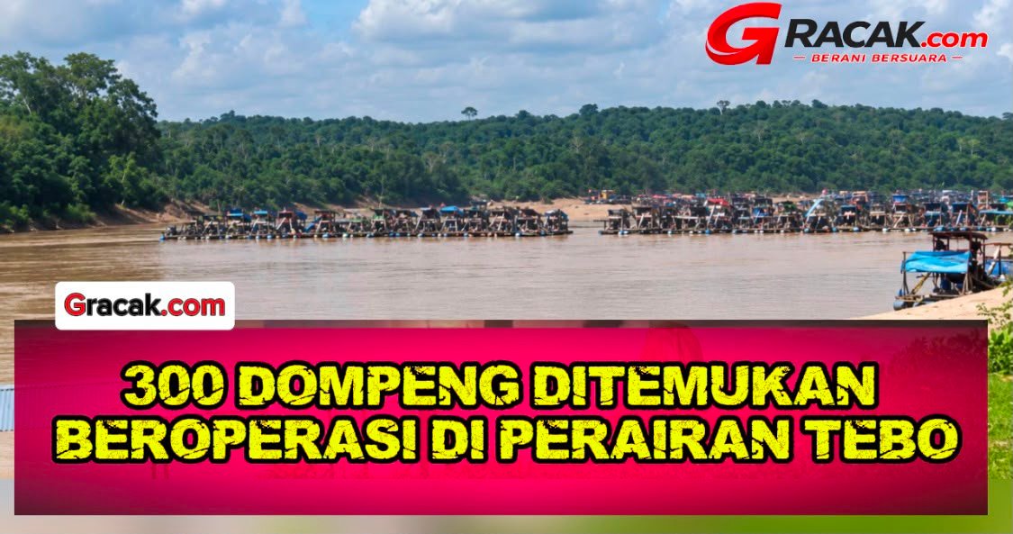 WALHI JAMBI TERIMA PENGADUAN ADA 300 DOMPENG BEROPERASI DI PERAIRAN TEBO