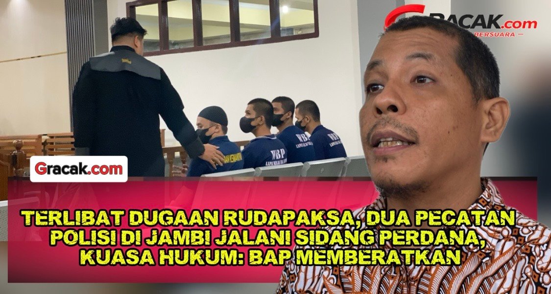 SIDANG PERDANA KASUS DUGAAN RUDAPAKSA YANG LIBATKAN DUA PECATAN POLISI, KUASA HUKUM: BAP MEMBERATKAN