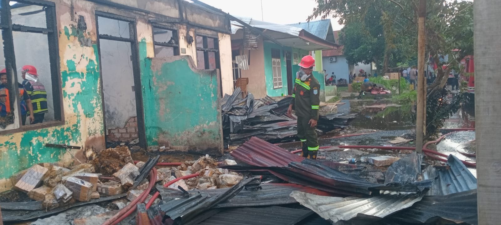 Kebakaran Bedeng di Jambi, Penghuni Dengarkan Letusan sebelum Api Membesar