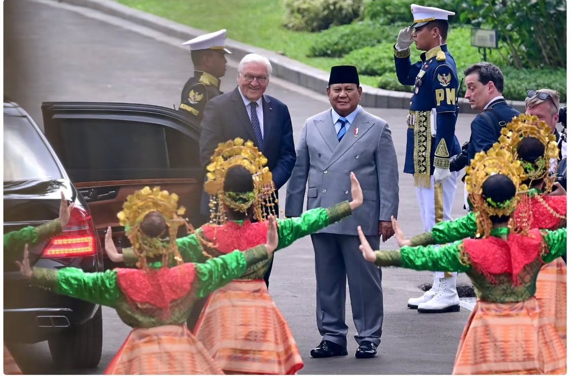 Presiden Jerman Temui Prabowo di Istana Merdeka, Bahas Investasi dan Kemitraan Strategis