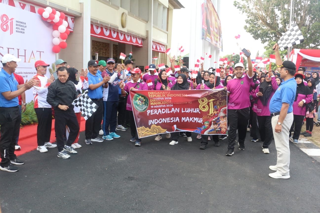 Jalan Santai HUT ke-81 MA, Peradilan di Jambi Perkuat Sinergi dan Kebersamaan
