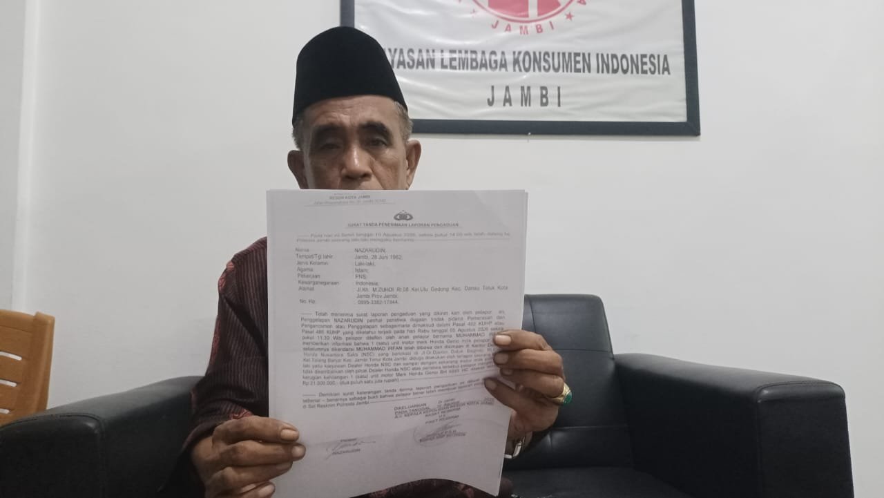 Pensiunan Guru di Jambi Minta Bantuan Kapolri Usai Motor Ditarik Debt Collector