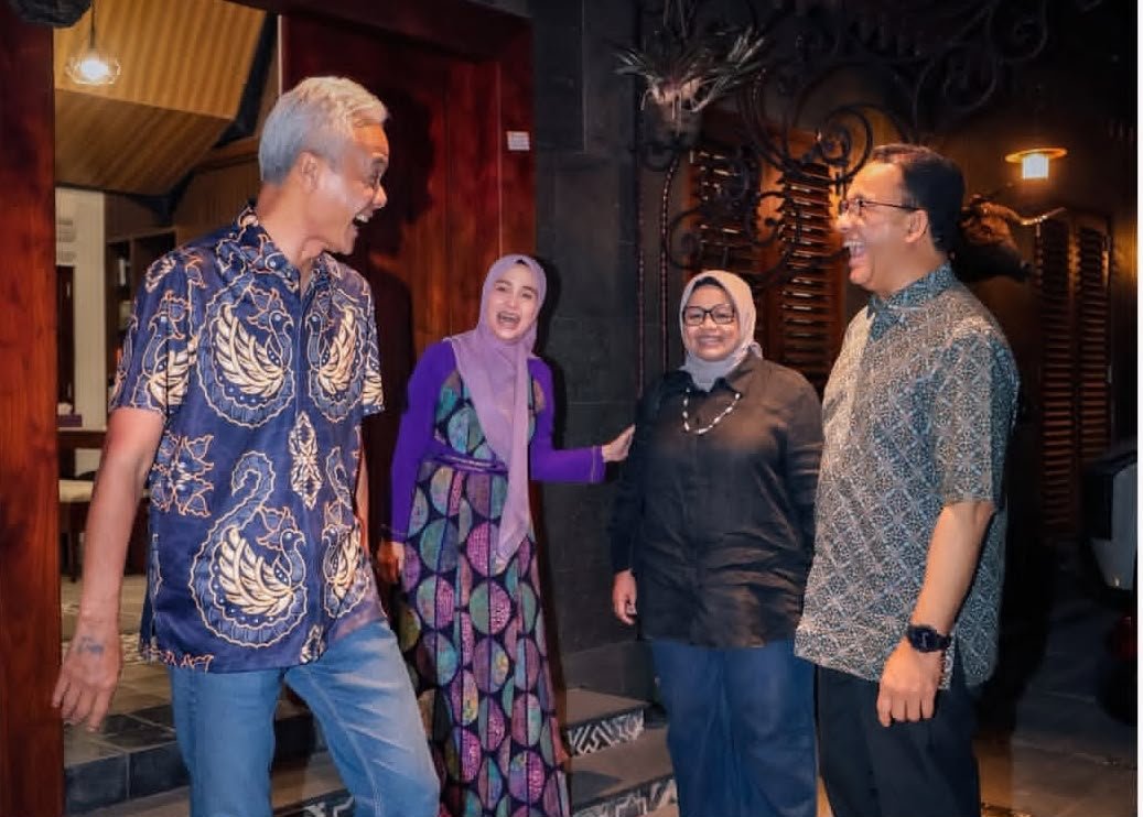 Anies Bertamu ke Rumah Ganjar di Yogyakarta, Berujung Ajakan Lari