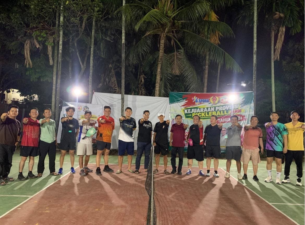 Pickleball Satukan Akademisi dan Tokoh Masyarakat, IPF Jambi Siapkan 10 Lapangan Baru